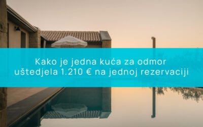 Kako je jedna kuća za odmor uštedjela 1.210 € na jednoj rezervaciji